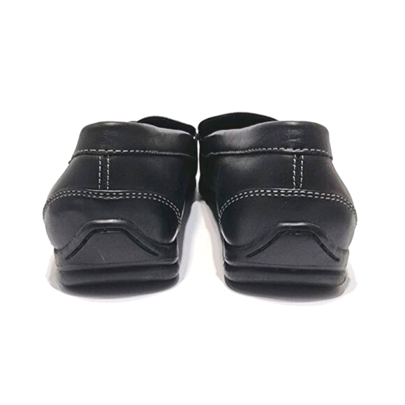 Grasshoppers Women's Black Leather Comfort Flats Size 8.5 Business Casual Loafer - Picture 7 of 8